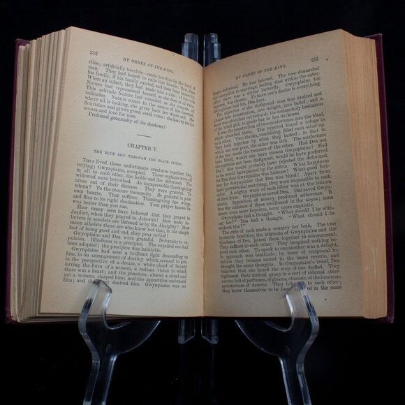 Antique "By Order Of The King" By Victor Hugo Hardcover Book - Picture 4 of 6